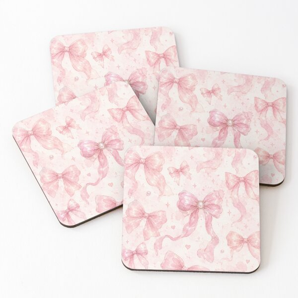 Item preview, Coquette Pink Bows Pattern designed and sold by EsenciaZen.