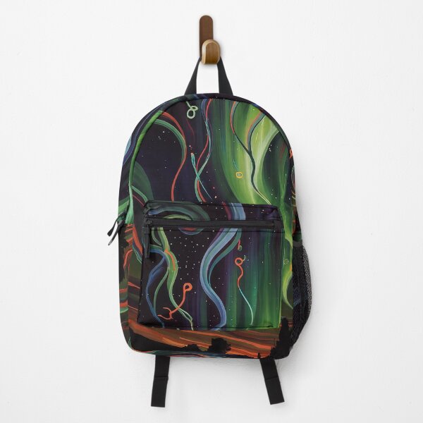 Item preview, Abstract Northern Lights Aurora Painting designed and sold by WildLedger.