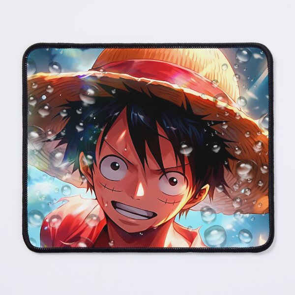 Item preview, Monkey D Luffy One Piece Ocean Bubbles Straw Hat Smile designed and sold by PMartistStudio.