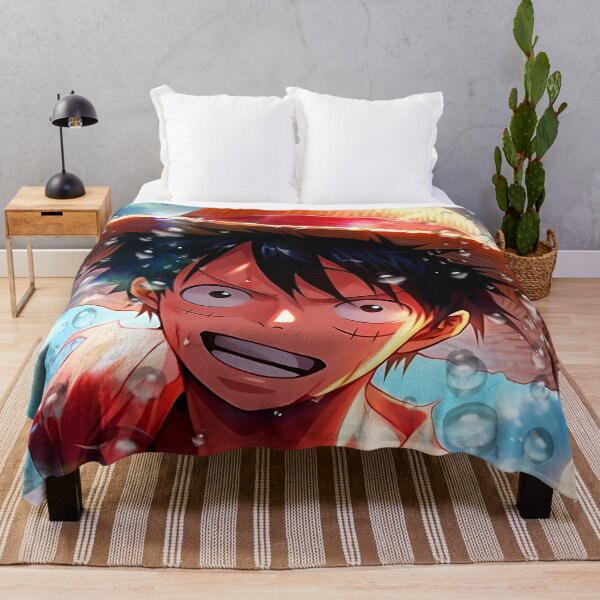 Item preview, Monkey D Luffy One Piece Ocean Bubbles Straw Hat Smile designed and sold by PMartistStudio.