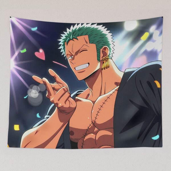 Item preview, Roronoa Zoro One Piece Confetti Stage Swagger designed and sold by PMartistStudio.