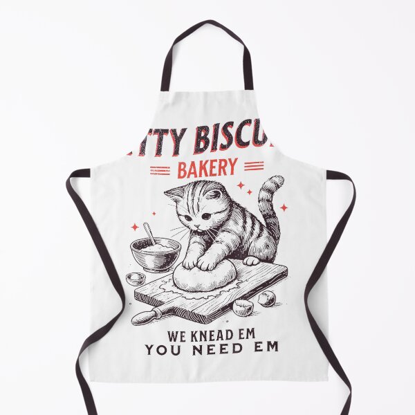 Artikelvorschau, Kitty Biscuits – Wir kneten sie, du brauchst sie! Back-T-Shirt für Katzenliebhaber (Männer und Frauen) entworfen und verkauft von ‘Nothing Scares Me’ Store.