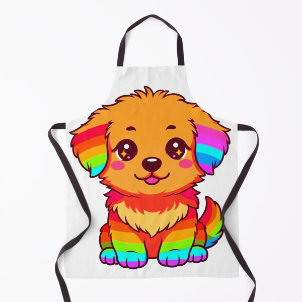 Item preview, Rainbow Puppy Kawaii Cute Dog Sticker Art designed and sold by ExploreAura Studio.