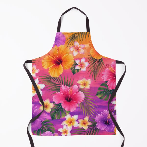 Item preview, Hawaiian Hibiscus Plumeria Tropical Floral Throw Pillow designed and sold by FestivityFinds.