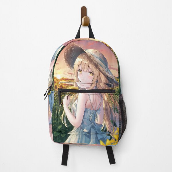 Item preview, Mahiru Shiina Angel Next Door Sunflower Sunset Summer Field designed and sold by PMartistStudio.