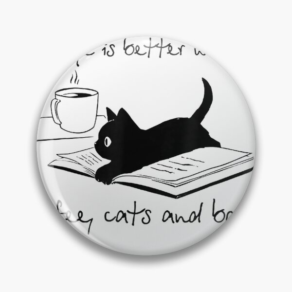 Item preview, Life is Better with Books Cats and Coffee T-Shirt designed and sold by Othinus.