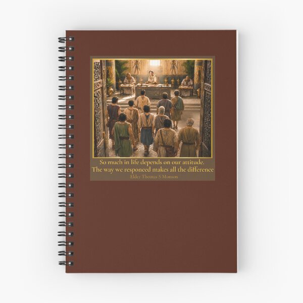 Item preview, So Much in Life Depends on Our Attitude | Joseph Reunites with His Brothers | President Thomas S. Monson designed and sold by Heather Walton.
