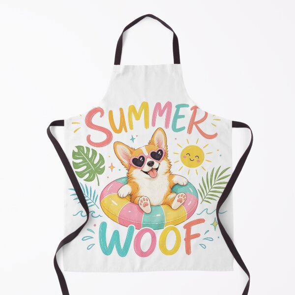 Item preview, Summer Woof – Cute Corgi Beach Vacation Dog designed and sold by lematworks.