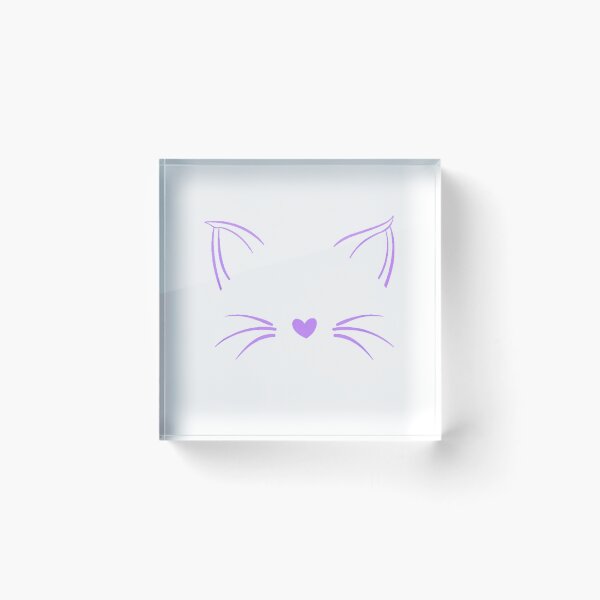 Item preview, Light Purple Invisible Cat Purple Violet Color Graphic T-Shirt designed and sold by SavsMerch.