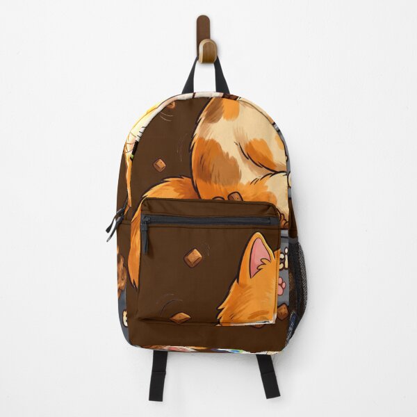 Item preview, Social Meowdia Addict Funny Orange Cat Scrolling Phone in Food Bowl Cute Cat Meme designed and sold by HOUSE OF TIST.