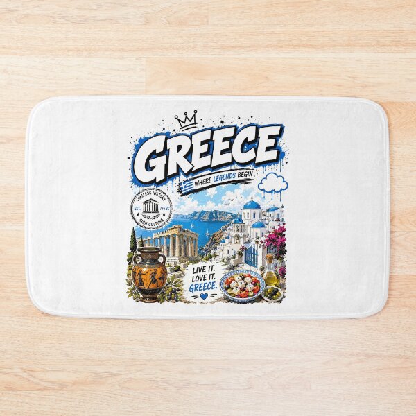Item preview, Greece Graffiti Streetwear Typography Design designed and sold by AtuqStudio.