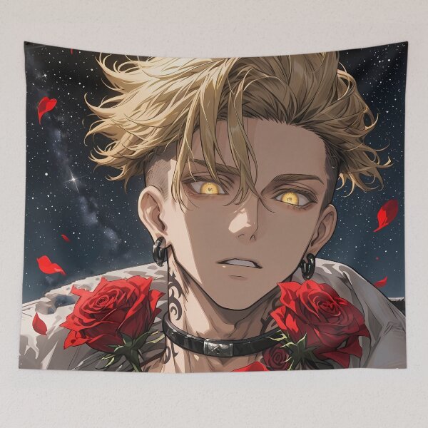Item preview, Enjin Gachiakuta Starry Night Roses Golden Gaze designed and sold by riadjamai.