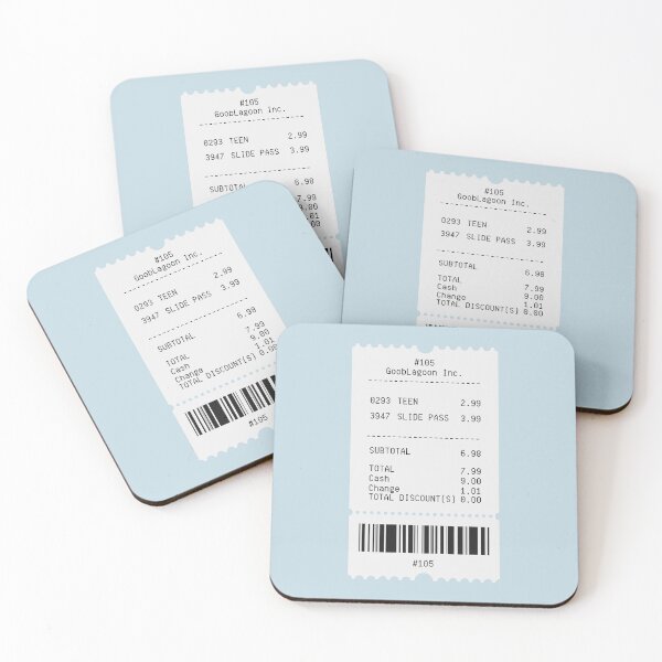 Item preview, caseoh goob lagoon ticket receipt designed and sold by renmei-studios.