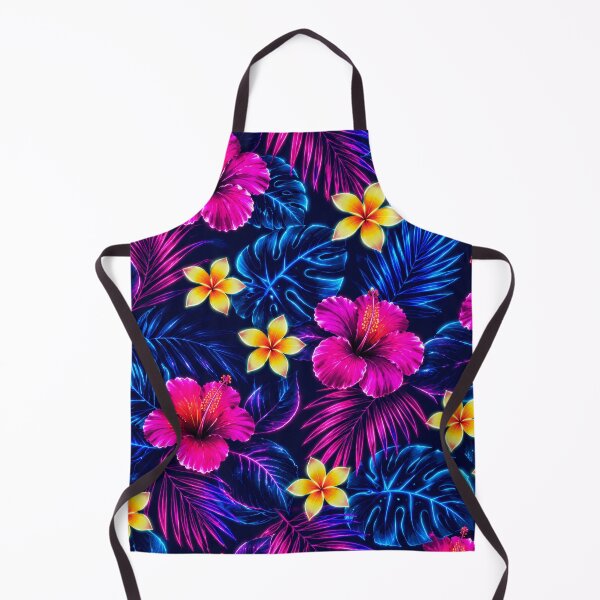 Item preview, Neon Tropical Hibiscus Floral Pattern Duvet Cover designed and sold by FestivityFinds.