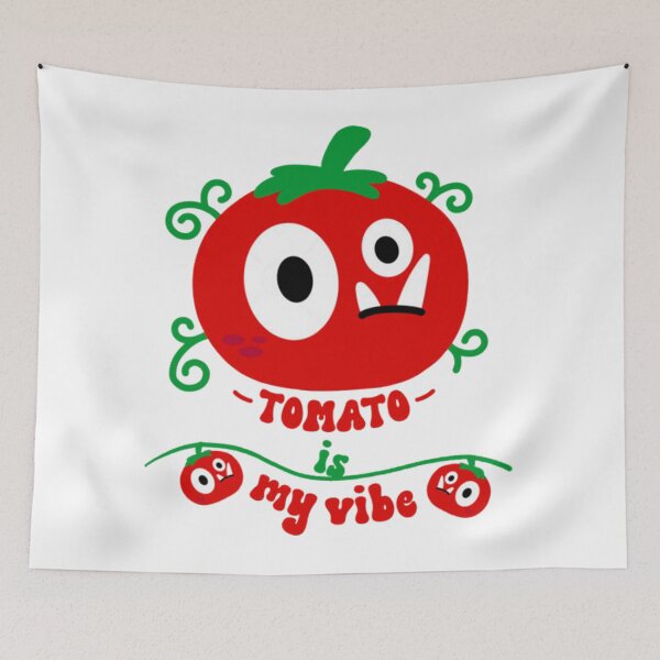 Artikelvorschau, Kawaii Tomato Vibe entworfen und verkauft von mooreweeksArt.