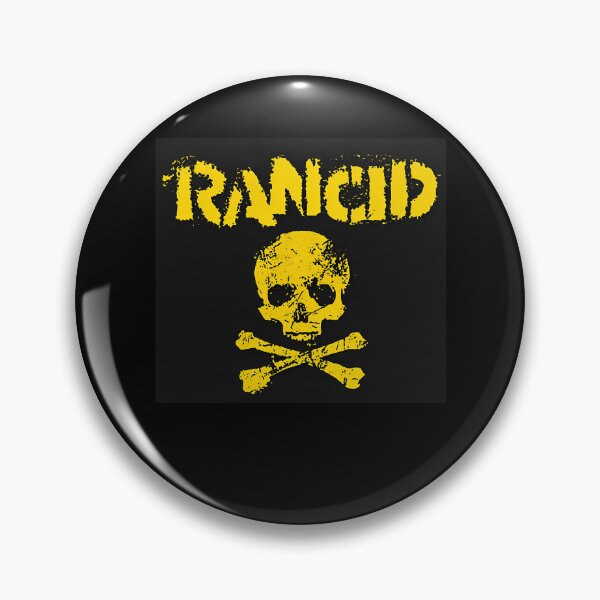 Item preview, Distressed Stencil Style White RANCID Typography designed and sold by ArtofThep.