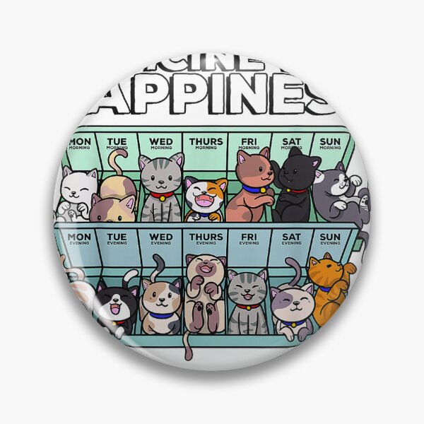 Item preview, My Medicine for Happiness Called Cats Every Day Kitten cat T-Shirt Small designed and sold by ‘Nothing Scares Me’ Store.