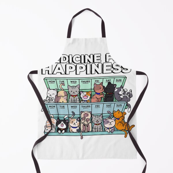 Item preview, My Medicine for Happiness Called Cats Every Day Kitten cat T-Shirt Small designed and sold by ‘Nothing Scares Me’ Store.