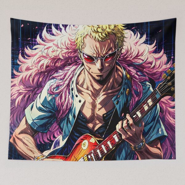 Item preview, Donquixote Doflamingo One Piece Guitar Villain Stage Mood designed and sold by riadjamai.