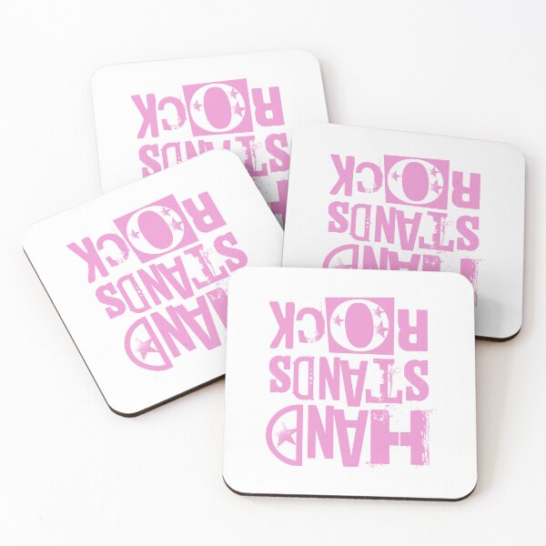 Item preview, Hand Stands Rock light pink designed and sold by AhelloRose.