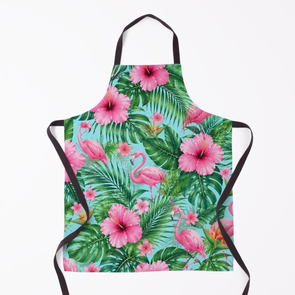 Item preview, Pink Flamingo Tropical Hibiscus Pattern Throw Pillow designed and sold by FestivityFinds.