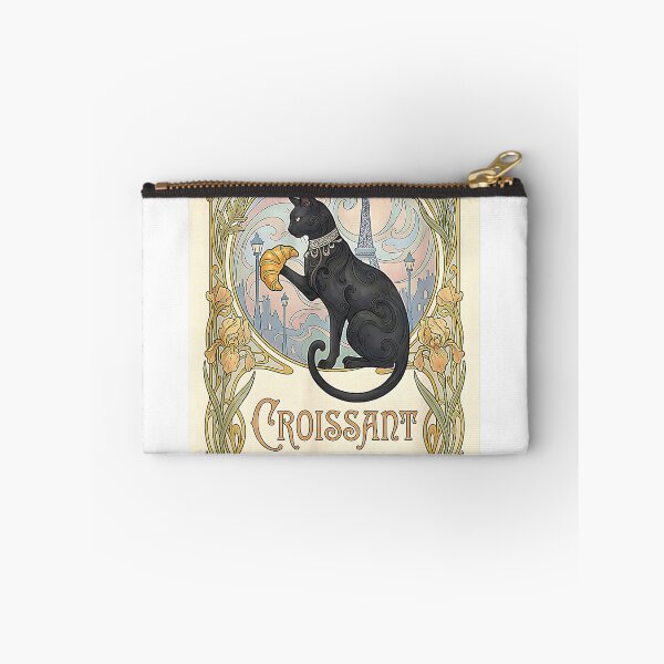Item preview, Nouveau Paris Black Cat Croissant Poster T-Shirt designed and sold by Othinus.