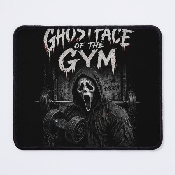 Item preview, Ghostface Of The Gym Funny Horror Slasher Bodybuilding T-Shirt designed and sold by Digistore1221.