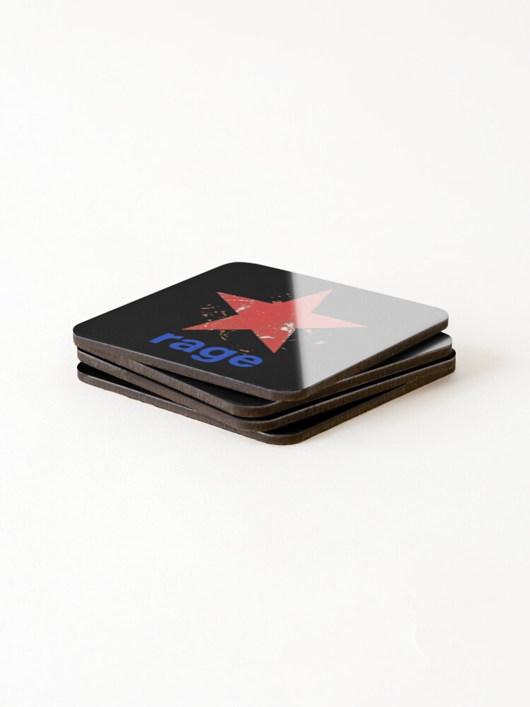 Thumbnail 4 of 5, Coasters (Set of 4), Red Star Ragee designed and sold by WiktorWarta.