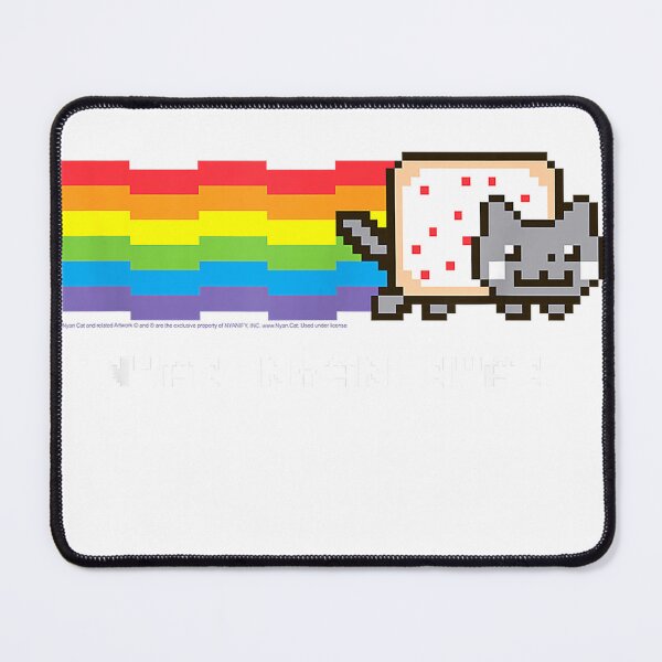 Item preview, Nyan Cat Nyan Nyan Nyan Rainbow Funny Internet Meme T-Shirt designed and sold by SavsMerch.