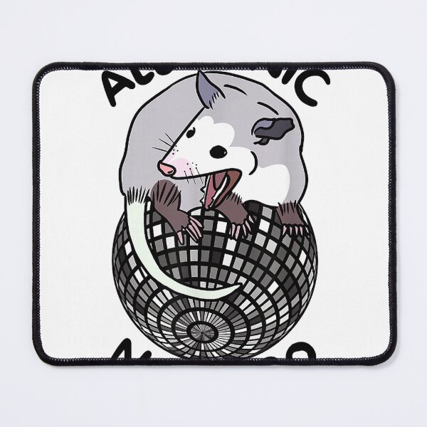 Item preview, Opossum All Panic No Disco Funny Screaming Street Trash Cat T-Shirt designed and sold by gidget-gadget.