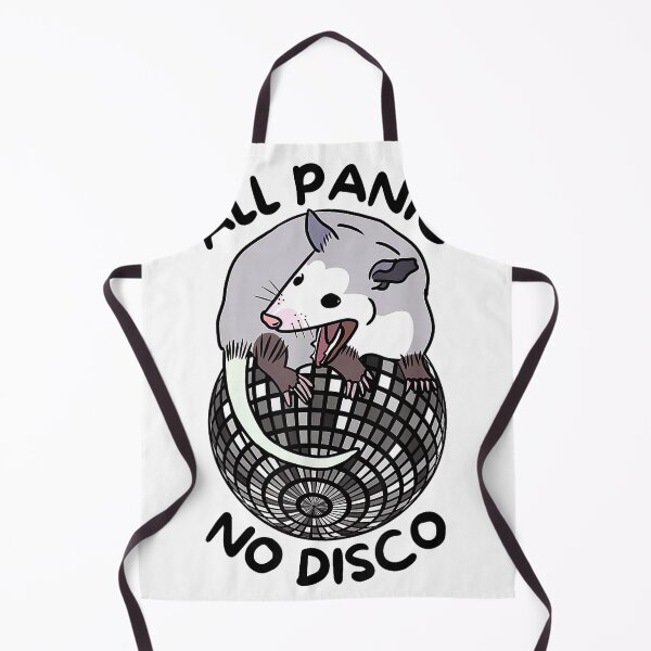 Item preview, Opossum All Panic No Disco Funny Screaming Street Trash Cat T-Shirt designed and sold by gidget-gadget.