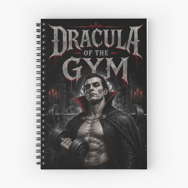 Item preview, Dracula Of The Gym Funny Vampire Bodybuilding Fitness T-Shirt designed and sold by Digistore1221.