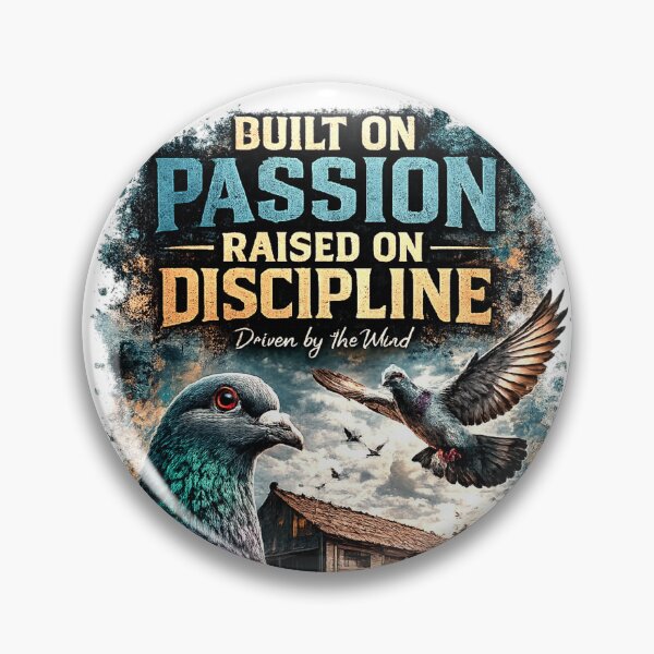 Item preview, Built on Passion Raised on Discipline | Racing Pigeon Lover T-Shirt | Duivensport Gift designed and sold by Duivensport Ma.