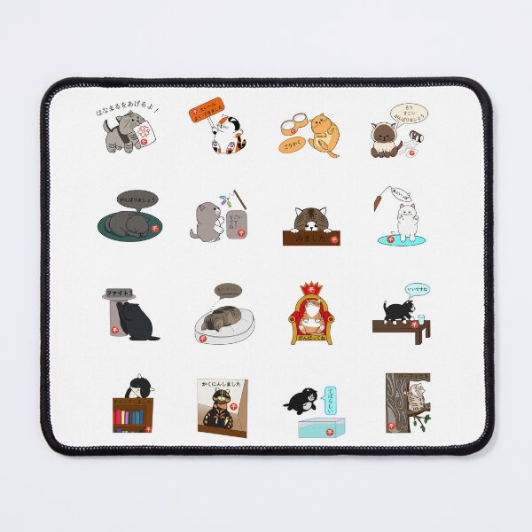 Item preview, Japanese kitten sticker pack designed and sold by Onigirineko .
