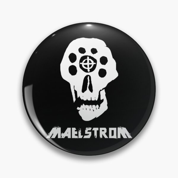 Item preview, Maelstrom White Graffiti Skull Emblem designed and sold by GONEmolxi.