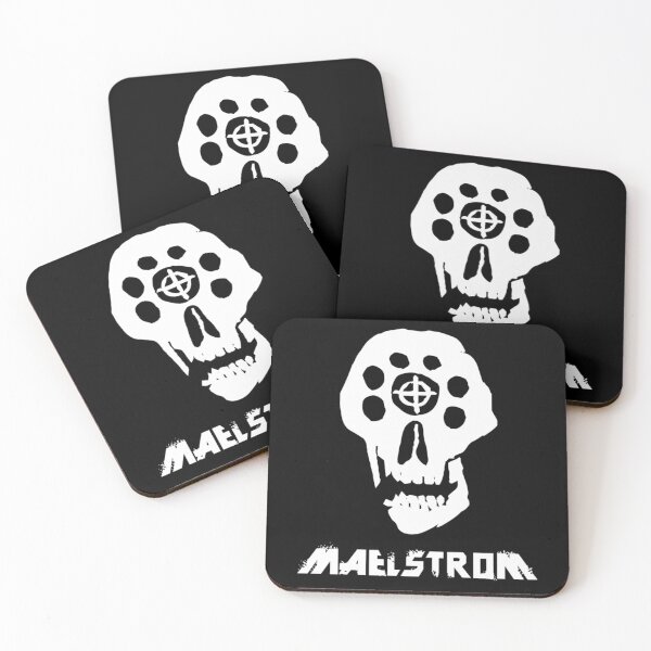 Item preview, Maelstrom White Graffiti Skull Emblem designed and sold by GONEmolxi.