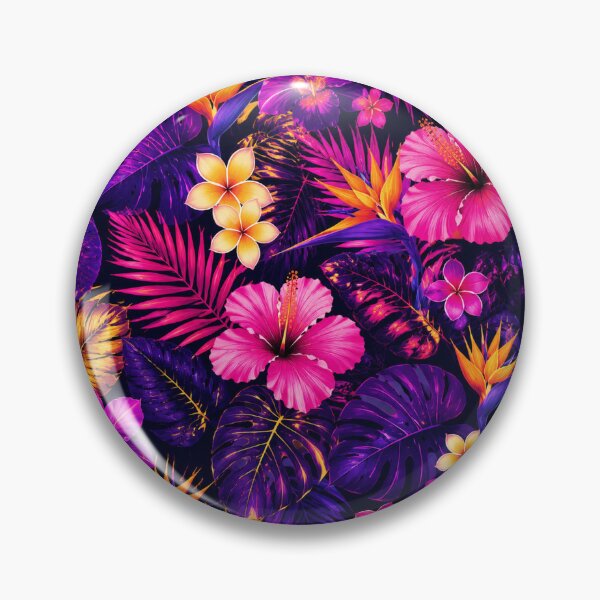 Item preview, Neon Tropical Hibiscus Jungle Floral Throw Blanket designed and sold by FestivityFinds.