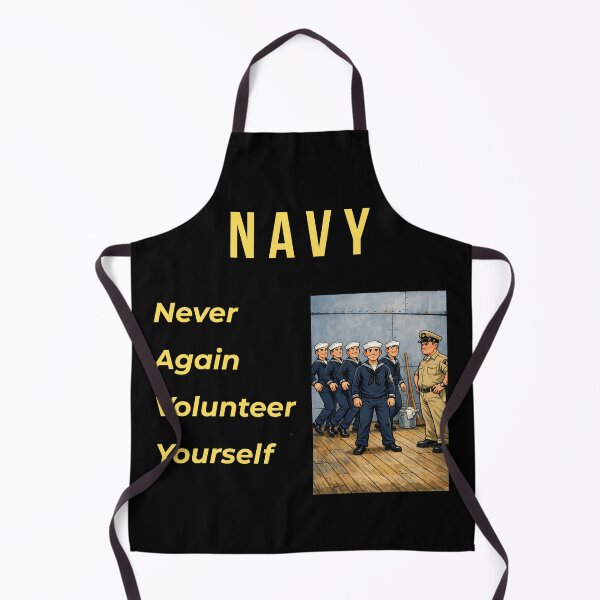 Item preview, Navy — Never Again Volunteer Yourself designed and sold by Tws-Tees.