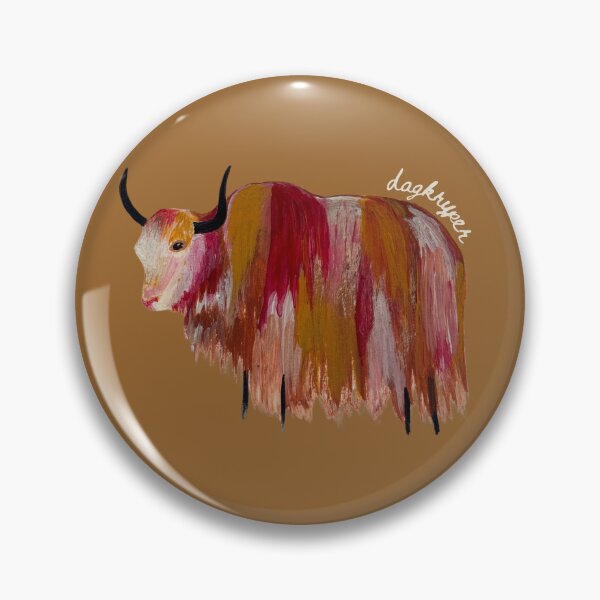 Item preview, Yak Full Body Highland Wildlife Painting designed and sold by dagkryper.