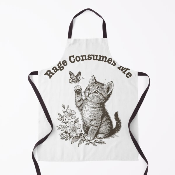 Item preview, Rage Consumes Me Cat T-Shirt designed and sold by kevincuellar.
