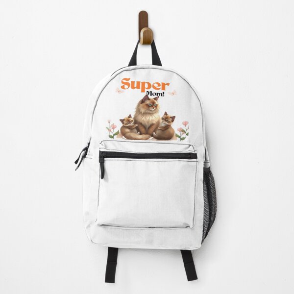 Item preview, Super Mom Ragdoll Cat and Kittens Family. designed and sold by hoodiehood.