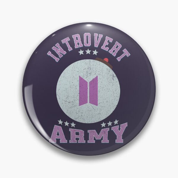 Item preview, Introvert army BTS amibam designed and sold by Morcawork.