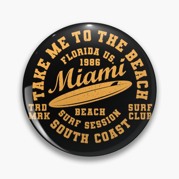 Item preview, Miami surf beach typography designed and sold by GravicPopart21.