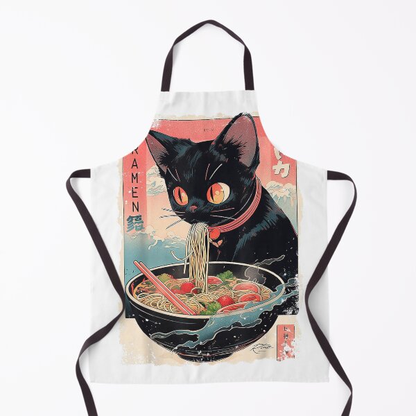 Item preview, Ramen Noodles Cat Japan Y2K Kawaii Retro Cats Manga Anime Funny Tee T-Shirt designed and sold by gidget-gadget.