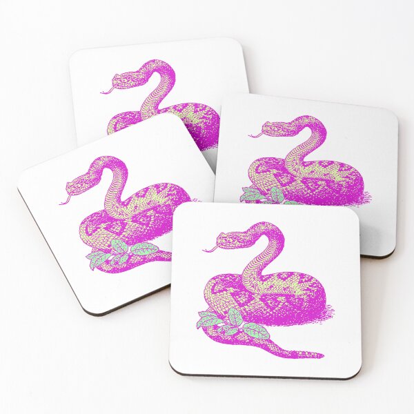 Item preview, Neon Pink Rattlesnake Desert Reptile Design designed and sold by trajeado14.