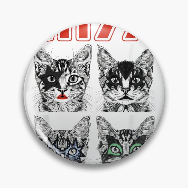 Item preview, Retro Cat Rock Music Concert Band Men Kids Women Funny Cat T-Shirt designed and sold by kevincuellar.