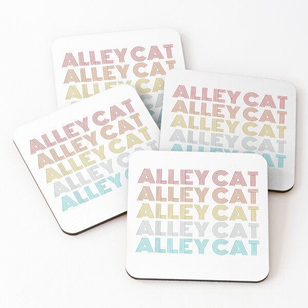 Artikelvorschau, Retro Vintage Alley Cat T-Shirt entworfen und verkauft von kevincuellar.