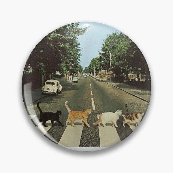 Item preview, Road to Abbey Cats Parody Funny Cat Mom Lover Crossing T-Shirt designed and sold by gidget-gadget.