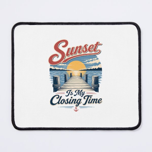 Item preview, Sunset Closing Time - Vintage Lake Life designed and sold by GoverArt.
