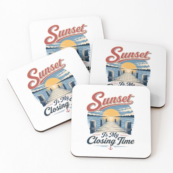 Item preview, Sunset Closing Time - Vintage Lake Life designed and sold by GoverArt.